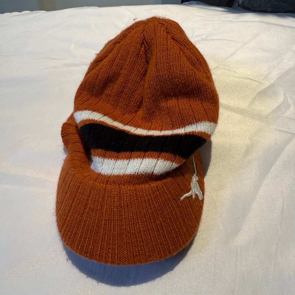Top of The World  Texas Longhorns Adult Winter Knit Visor Beanie